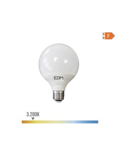 Bombilla globo led e27 10 w 932 lm 3200 k luz calida ø9,5 x 14,1 cm