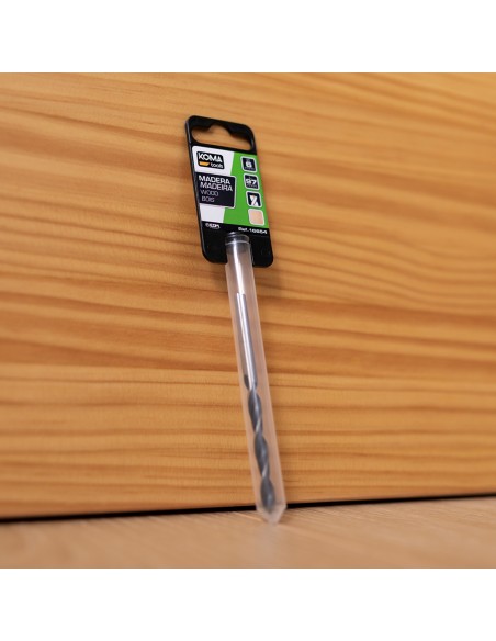 Broca 3 puntas para madera 10,00 x 133mm iz28085 koma tools (izar)