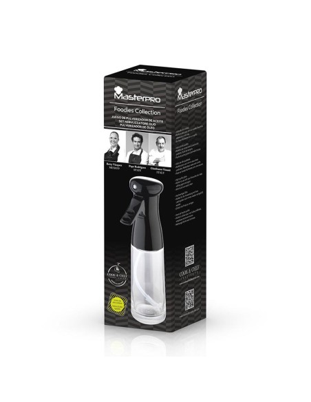 Set de 3 piezas botella de aceite + cepillo + embudo de silicona bgmp-6113 masterpro