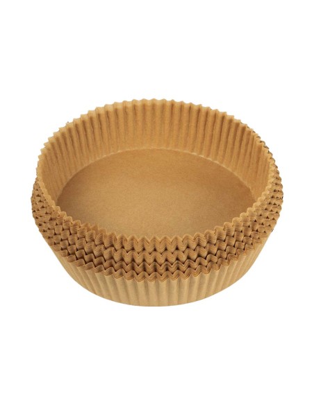 Bandeja de papel para freidora de aire ø20 x 4,5 cm