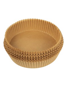 Bandeja de papel para freidora de aire ø26 x 4,5 cm