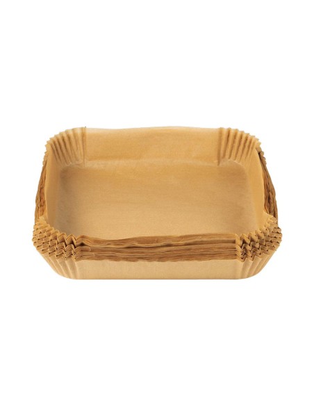 Bandeja de papel para freidora de aire 20 x 20 x 4,5 cm