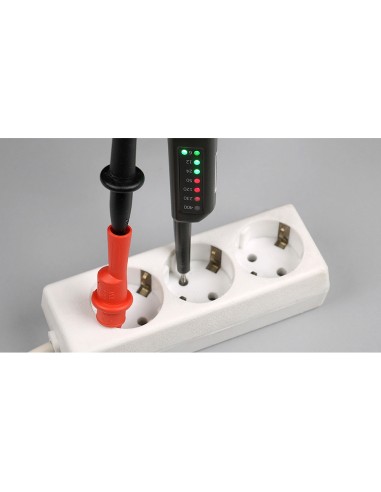 Comprobador de tension de 2 polos pan...