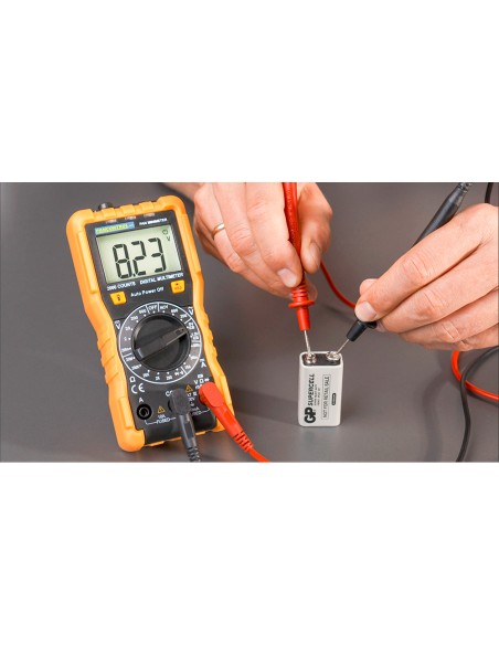 Multímetro digital cat iii 600v pan minimeter pancontrol