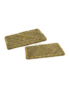 Felpudo coco/alambre 60x40x3,5cm hidalgo