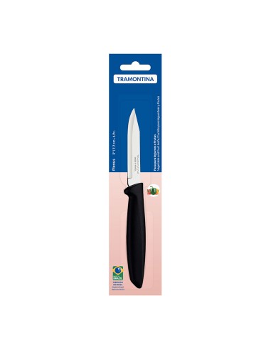 Cuchillo para legumbres y frutas 3" plenus negro