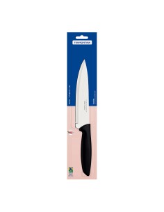 Cuchillo chef plenus negro 7" 2
