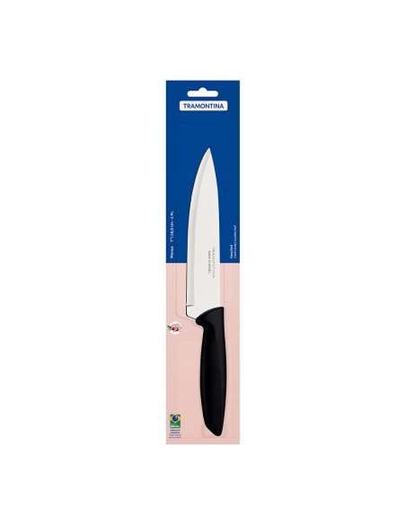 Cuchillo chef plenus negro 7"