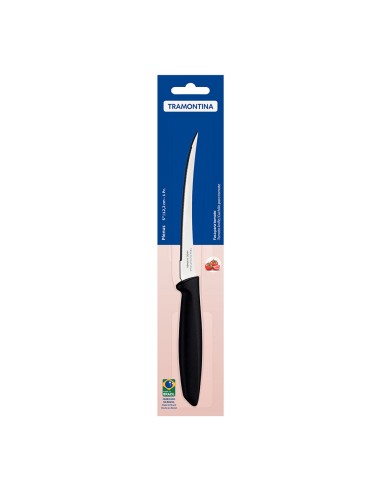 Cuchillo para tomates 5" plenus negro tramontina
