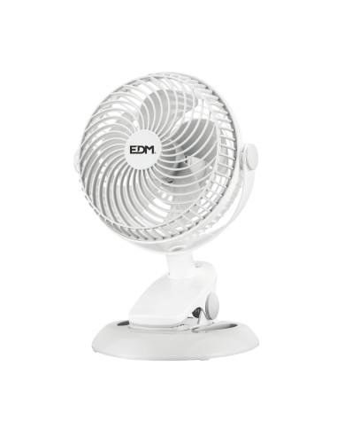 Mini ventilador recargable con pinza y base, 3 w, ø 17 x 18 x 28 cm