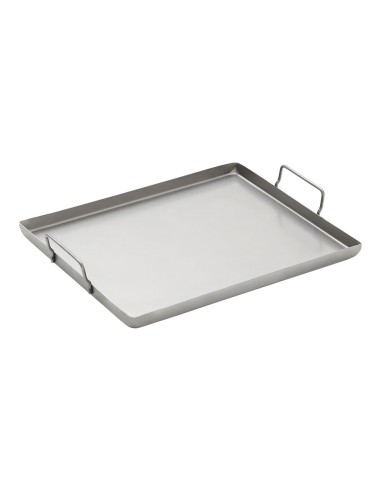 Bandeja de acero para horno 40 x 40 x 1,5 cm