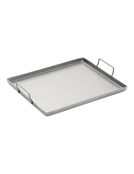 Bandeja de acero para horno 40 x 40 x 1,5 cm