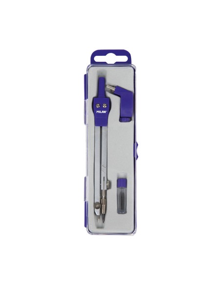 Compás serie acid color azul + 2 minas