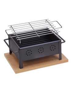 Barbacoa de sobremesa 25x20cm (parrila inoxidable) 2905 sauvic 2