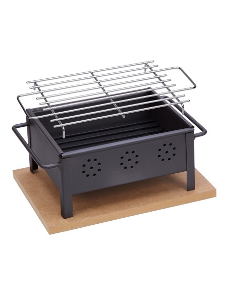 Barbacoa de sobremesa 25x20cm (parrila inoxidable) 2905 sauvic