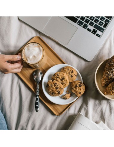 Bandeja de madera de bambú 27x15x1,5cm ax70063...