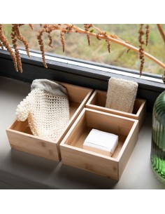 Set 3 cajas para almacenaje 30 x 23 x 7 cm 2