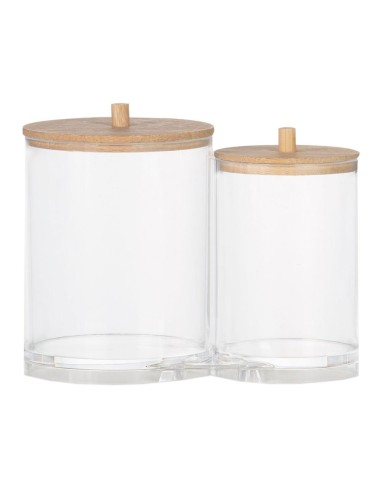 Botes de baño organizadores acrílicos ø15 x 12 cm