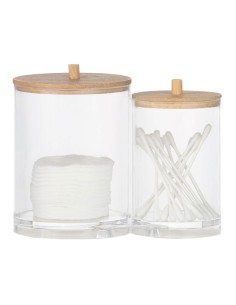 Botes de baño organizadores acrílicos ø15 x 12 cm 2