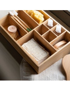 Organizador de bambú 33 x 21 x 9 cm 2