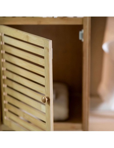 Armario de bambú 36 x 33 x 110 cm