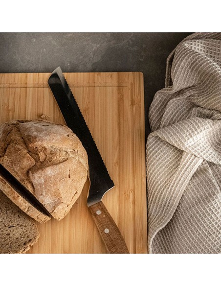 Tabla de corte para cocina de bambú 45x35x5cm cc72078 andrea house