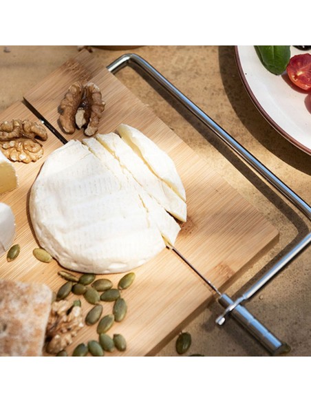 Tabla para corte de queso de bambú 27x17x1cm cc72104 andrea house