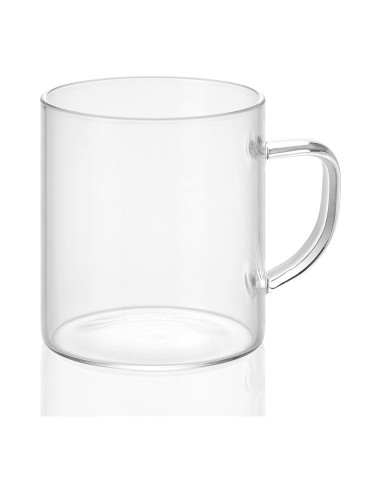 Juego de 2 tazas de vidrio 300 ml ø7,5 x 8,5 cm