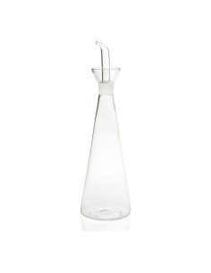 Aceitera de vidrio ø8x28,5cm 500ml ms64322 andrea house