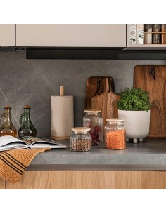 Portarrollos para papel de cocina de bambú ms72077 andrea house 2