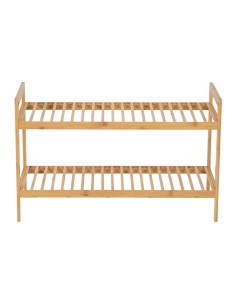 Estantería / zapatero bambú 70 x 26 x 40 cm 2