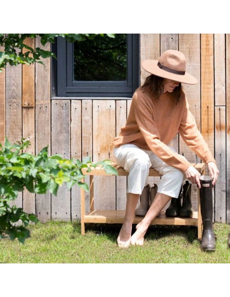 Banqueta de bambú 80x32x47cm mu73108 andrea house