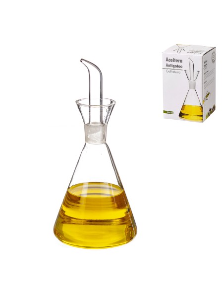 Aceitera de cristal antigoteo 250ml kozina