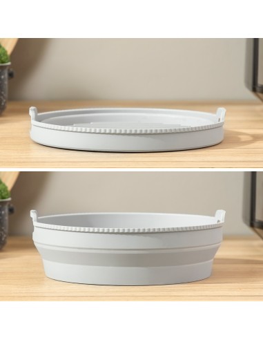Cesta de silicona plegable para freidora de aire