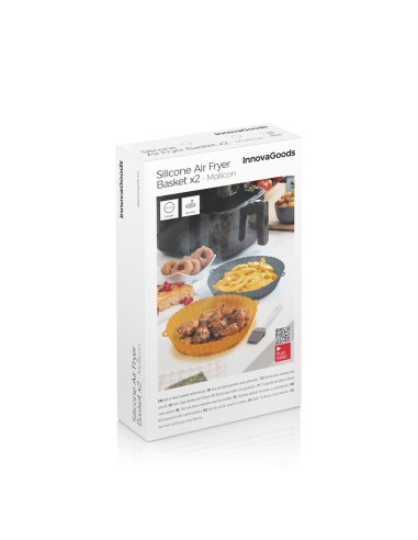 Cestas de silicona con pincel para freidoras de...