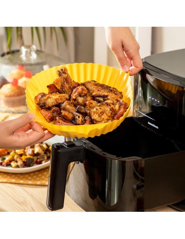 Cestas de silicona con pincel para freidoras de...