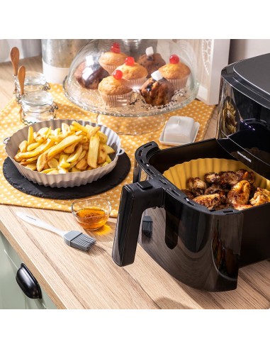 Cestas de silicona con pincel para freidoras de...