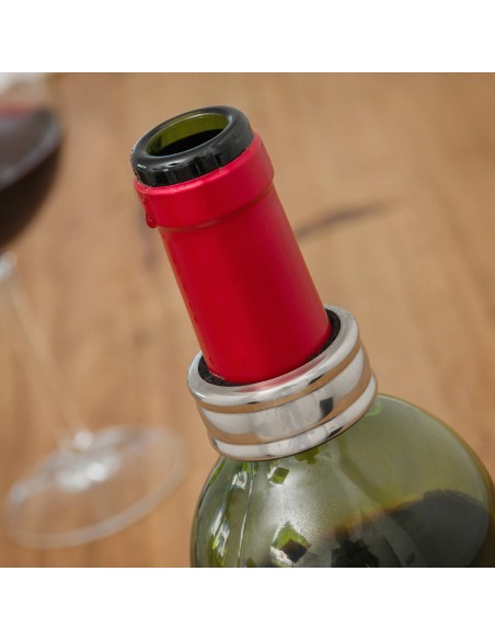 Estuche de vino con forma de botella v0100451 innovagoods