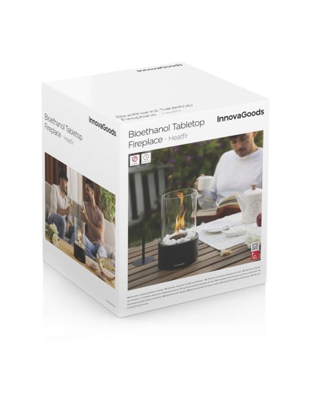 Chimenea de mesa de bioetanol decorativa v0103774 innovagoods