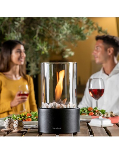 Chimenea de mesa de bioetanol decorativa...