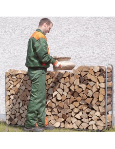 Soporte metalico para almacenar leña 5122000 wolfcraft 2