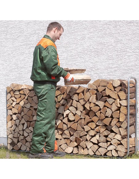 Soporte metalico para almacenar leña 5122000 wolfcraft