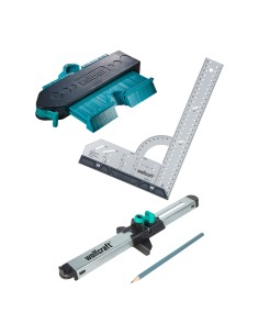 Set para suelos perfectos ajuste de suelos laminados y de diseño 6976000 wolfcraft