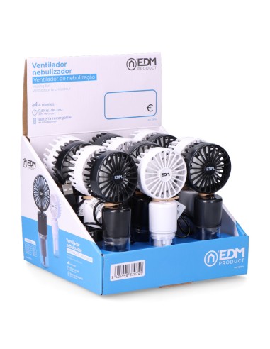 Ventilador nebulizador recargable, 4...
