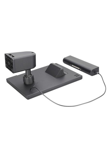 Aplique solar led 6w 720lm 6.500k con sensor crepuscular y movimiento. punto de luz extraíble. color negro edm