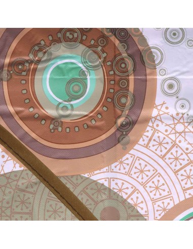 Mantel de hule ribeteado cuadrado colores...