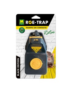 Trampa para ratas black edition medidas 15,2 x 8 x 7,3 cm, blister 1 unidad