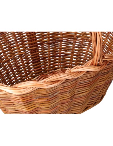 Cesta mimbre 45x30x23cm altura con asa 39cm
