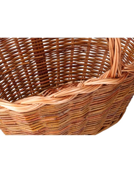 Cesta mimbre 45x30x23cm altura con asa 39cm
