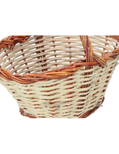 Cesta caña 30x22x15cm altura con asa 23cm